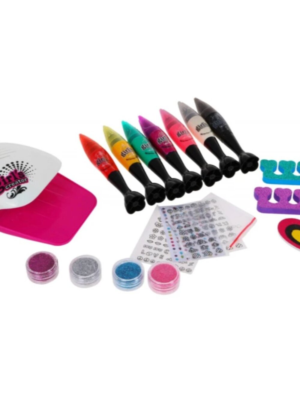 Kids Nail Art Pen Set, Pretend Beauty Salon Toy with Colorful Nail Pens - Picture 9 of 12